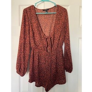 Forever 21 Front Tie Romper